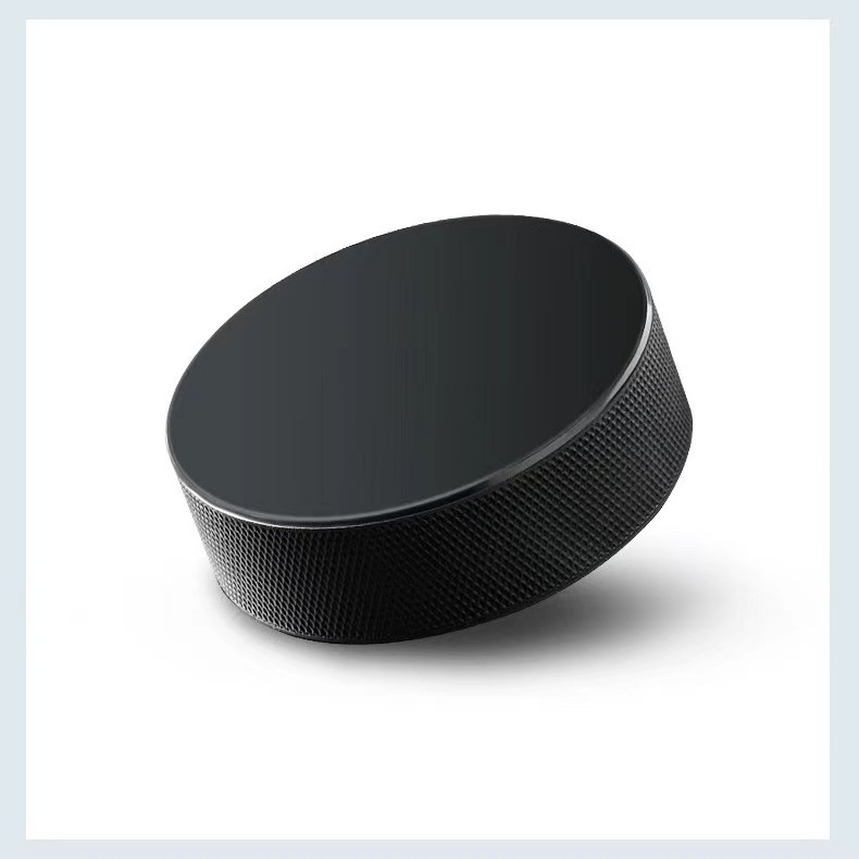 Custom Label Ice Hockey Ball Factory Wholesale Eco-friendly durable Black rubber training Ice Hockey puck With Favorable Price