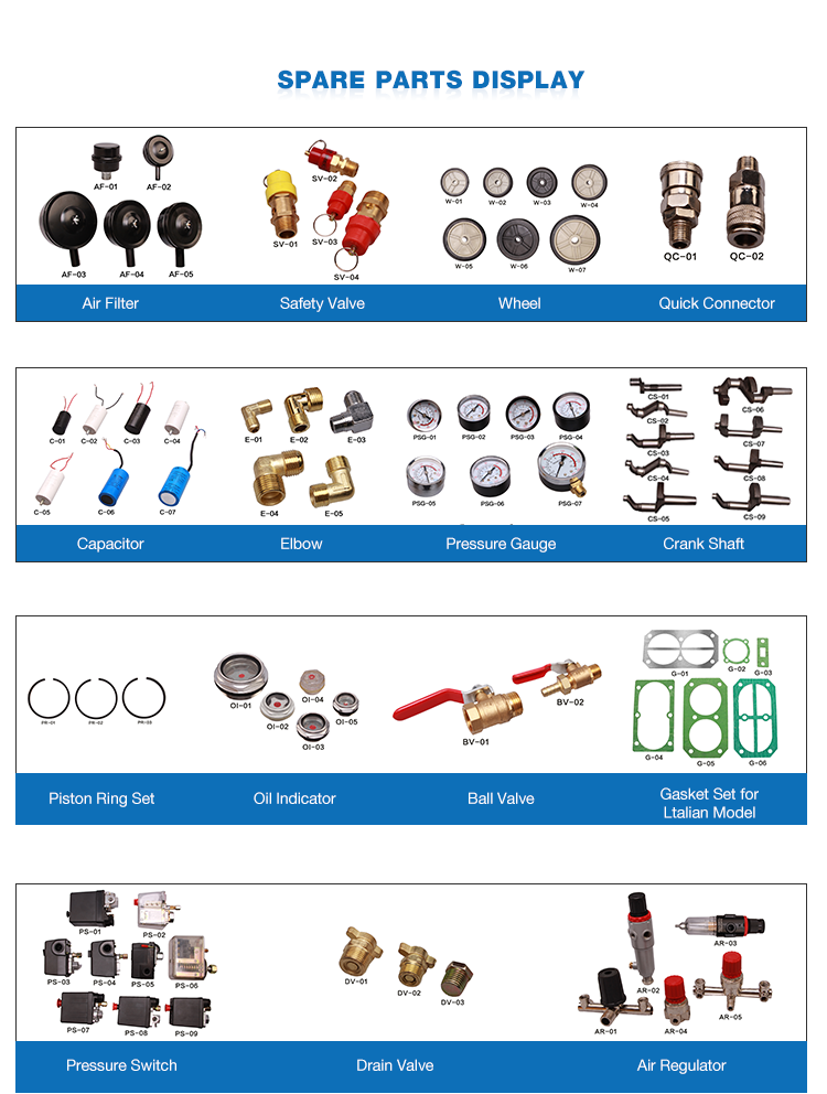 Air compressor spare parts accessory pressure switch