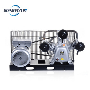 Skid mounted tankless speran air compressor without tank