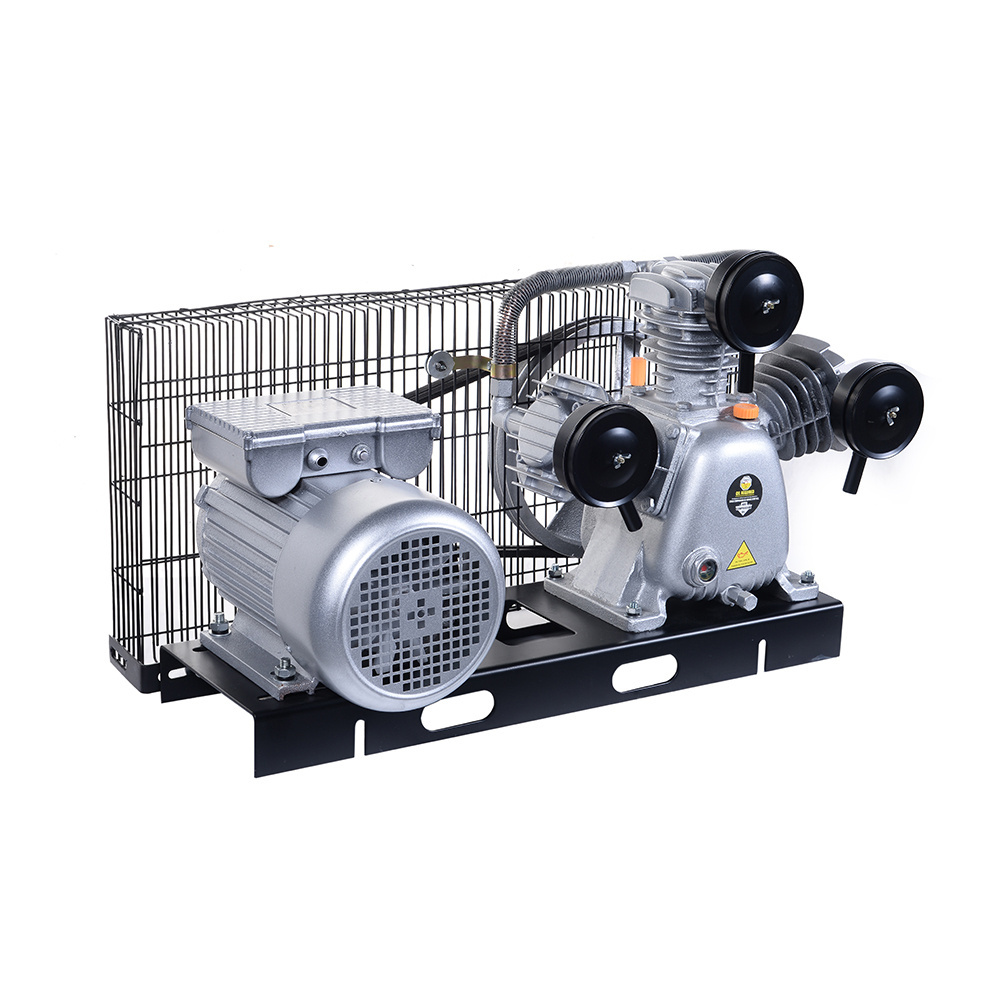 Skid mounted tankless speran air compressor without tank