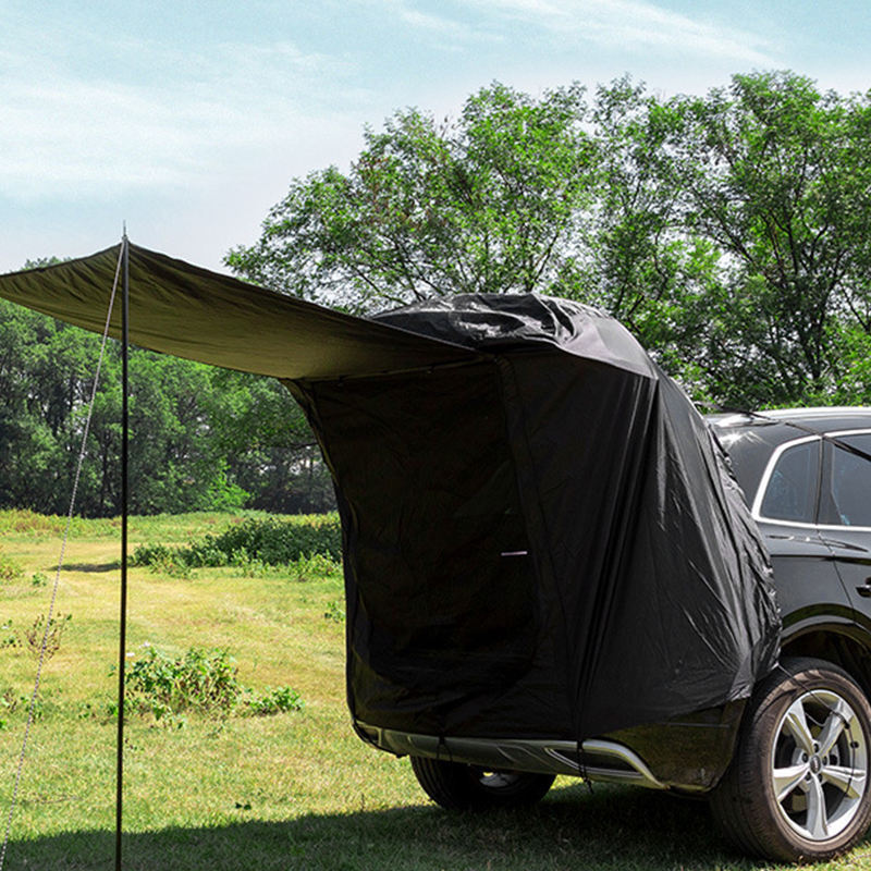 SUV car rear sunshade outdoor camping canopy side pergola outdoor camping multiple rain shade