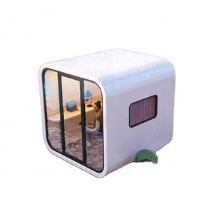 Nanhu Tiny backyard offices prefab cube shed soundproof mini office pods outdoor meeting room smart work space house container