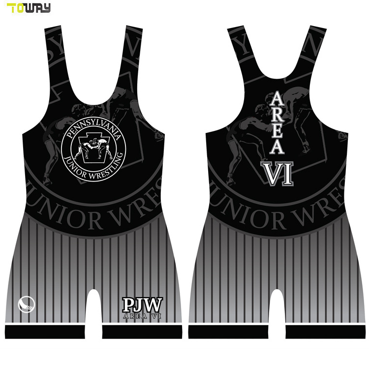 custom pro polyester wrestling singlets