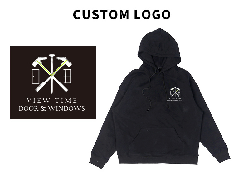 Hot Sell HeavyWeight Hoodie Jogger Custom Logo Embossing Hood Sweatshirt Hoodies For Men Custom