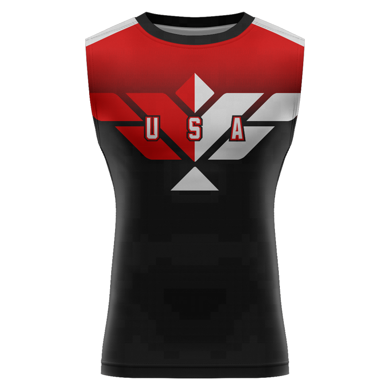 customized youth sleeveless compression shirts