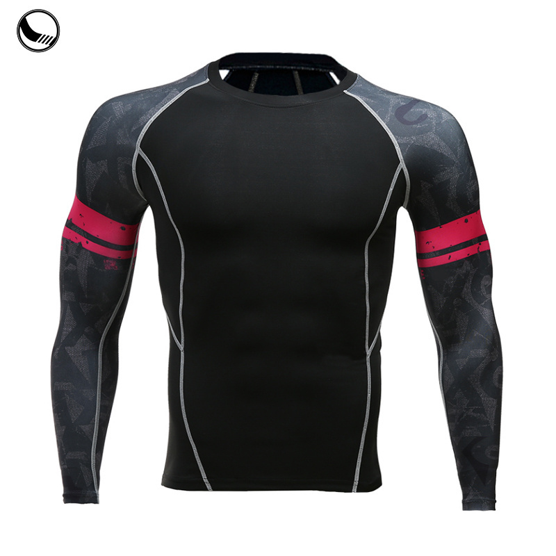 wholesale bjj spandex custom print rash guard