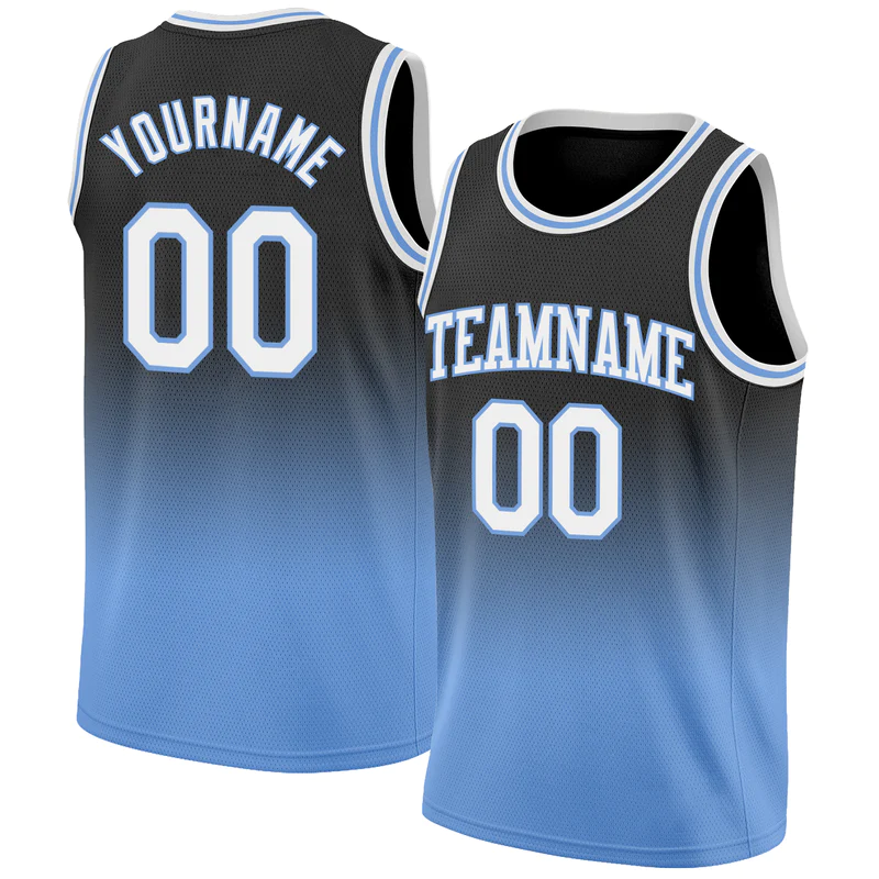 Custom Latest Design Mesh Plain Blank Reversible Sublimation Print Embroidery Logo Name Mens Color Blue Basketball  Jersey Set