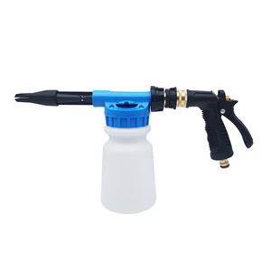 Popular High Quality Brass Vehicle Washing Water Hose Auto Clean Foam Gun Car Detailing Kit Snow Foam Sprayer