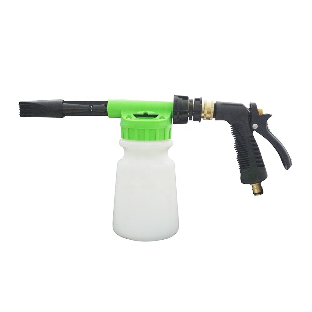 Vehicle Cleaning Garden Water Hose Snow Foam Gun Heavy Duty Brass Car Detailing Products Car Wash Foam Gun