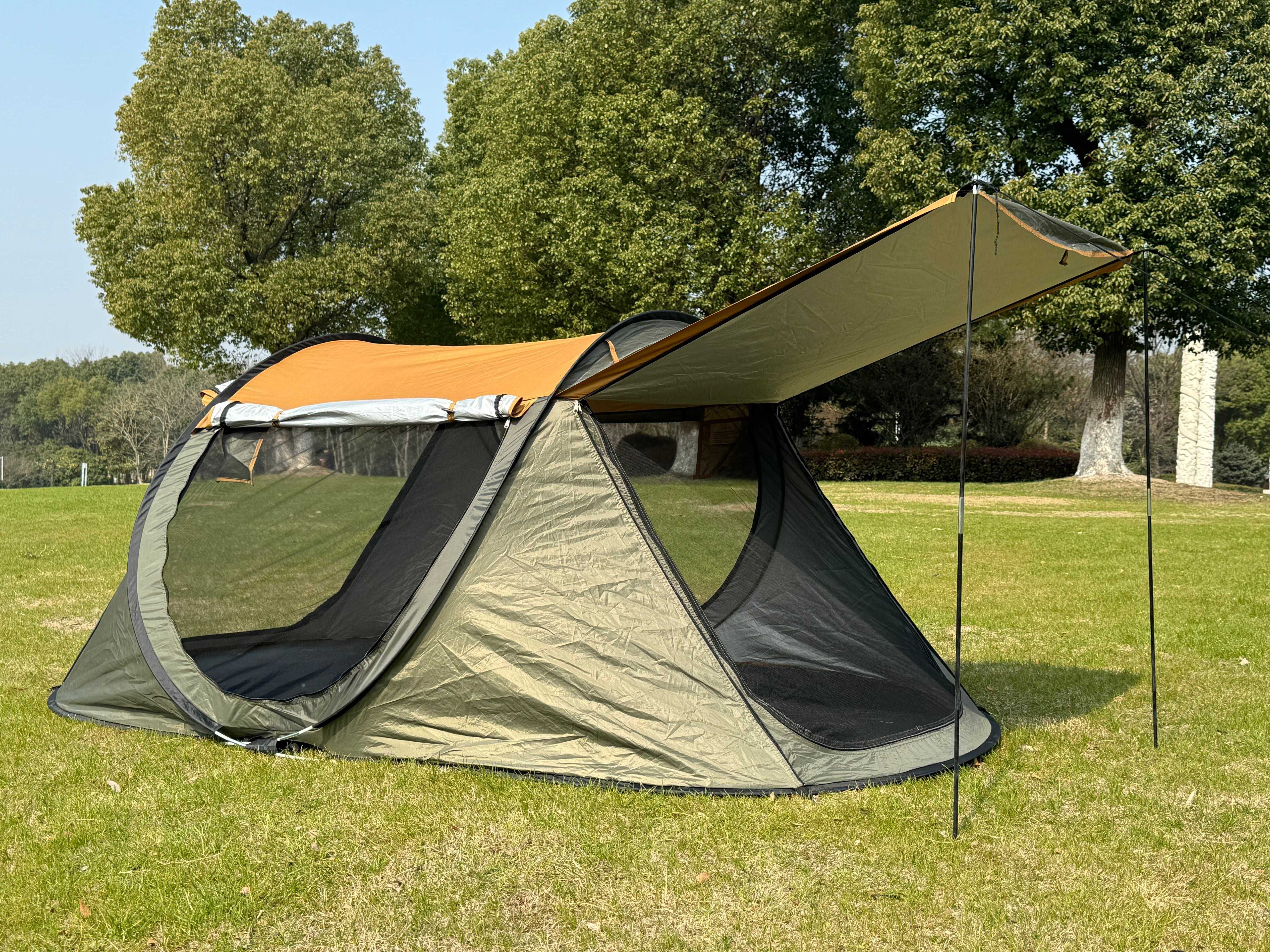 Pop-up Fully Automatic Tent Custom 2-3 People Spring Opening Quick Large Outdoor Picnic Camping Glamping Family