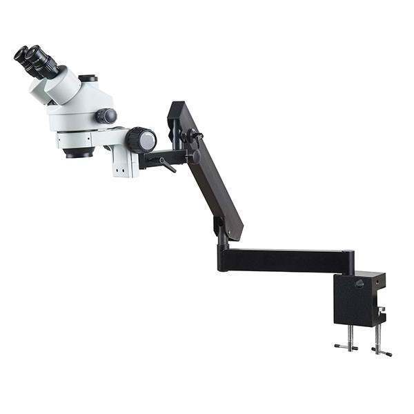 3.5X-90X Dental Trinocular Stereo Microscope Zoom with Flex Arm for Dentist operating Industry Microscope