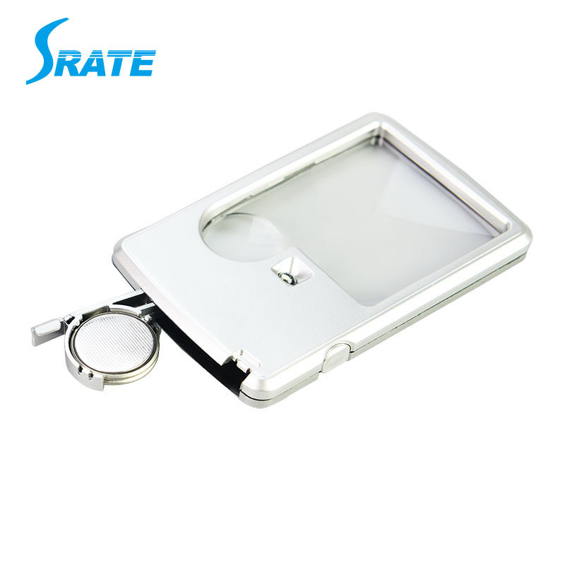 MG4B-3 LED Illuminated Credit Card Magnifier Loupe