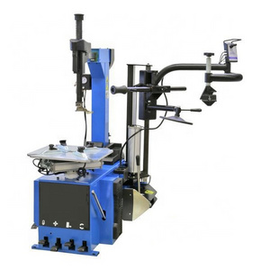 High Quality Grey Tilt Back Fully Automatic 12-24" Motorcycle Tire Changer and truck tyre changer machine vehicles tools