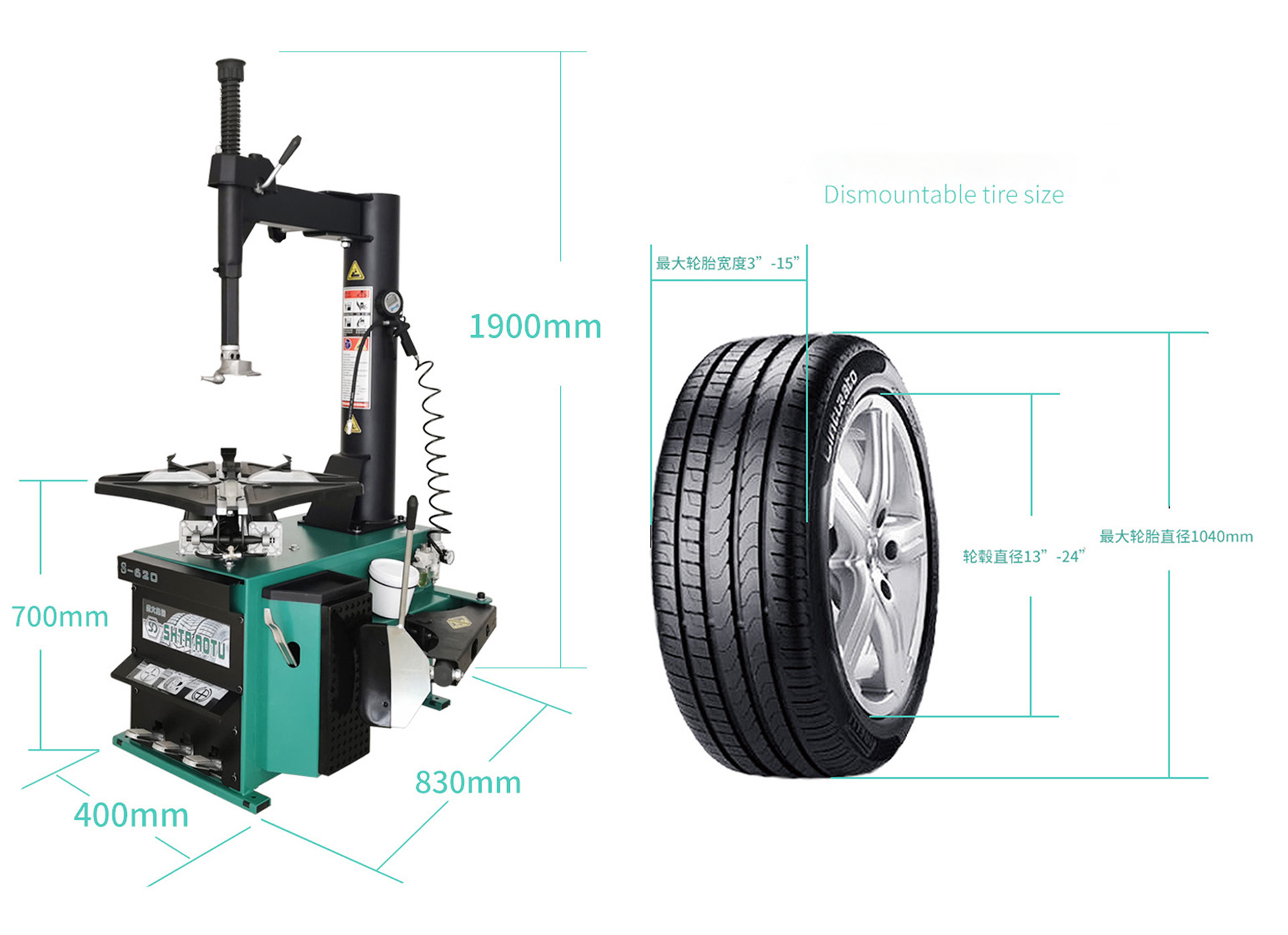 Auto Factory Prices for Wheel Blancer and Tire Changer Combo Machine Balancer Combo for Efficient Tire Changing