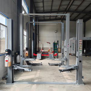 auto hydraulic two 2 Post car lifts 4ton  for home garage used 2 post base plate car lift for sale price