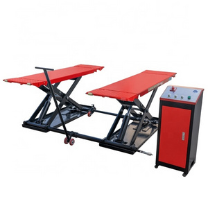 selling Ultra-thin Scissor car lift with CE 3500kg above ground scissor car lifter