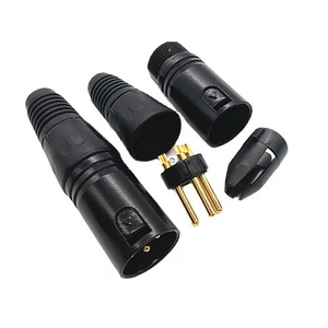 OEM XLR Female Connector 3 PIN XLR Connector Female Jack for Microphone Audio Video 3 Pin XLR Cable Connector 3 Pin Female