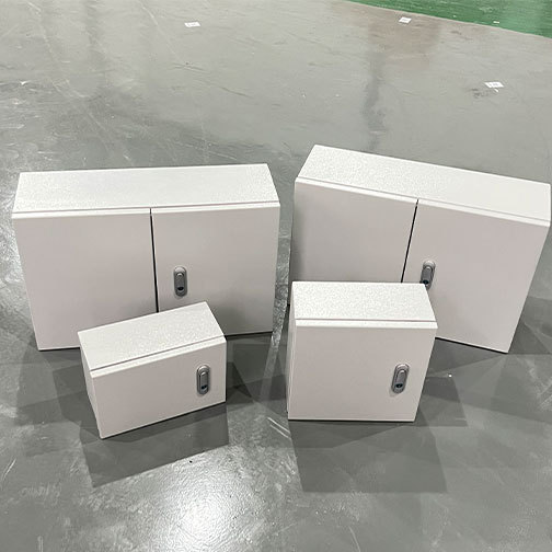 Outdoor Electrical Control Box Custom Fabricated Sheet Metal Enclosures for Electronics & Instruments