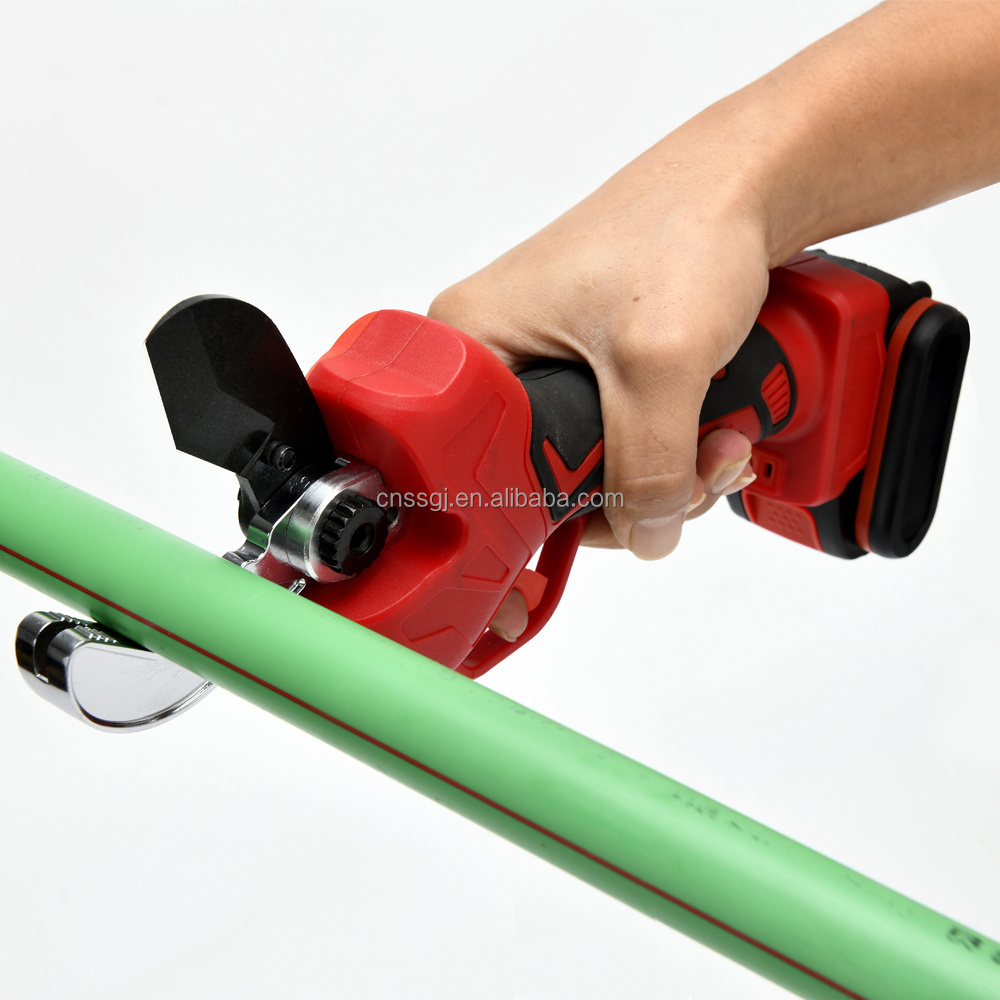 Portable lithium battery pruning and water  electric pruning shear electric PVC pipe cutter