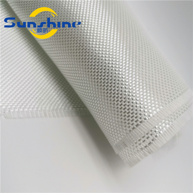 100gsm Plain Woven thermal insulation fireproof fiberglass cloth/fabric in China