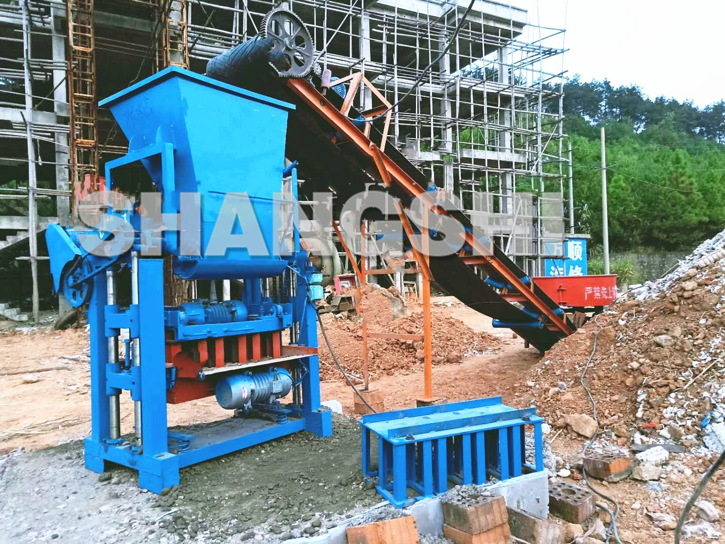 brick moulding machines prices automatic concrete block brick making machine cement machinery