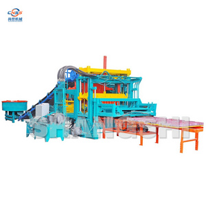 QT5-20 full automatic hydraulic press concrete mexican interlocking brick block making machine for sale