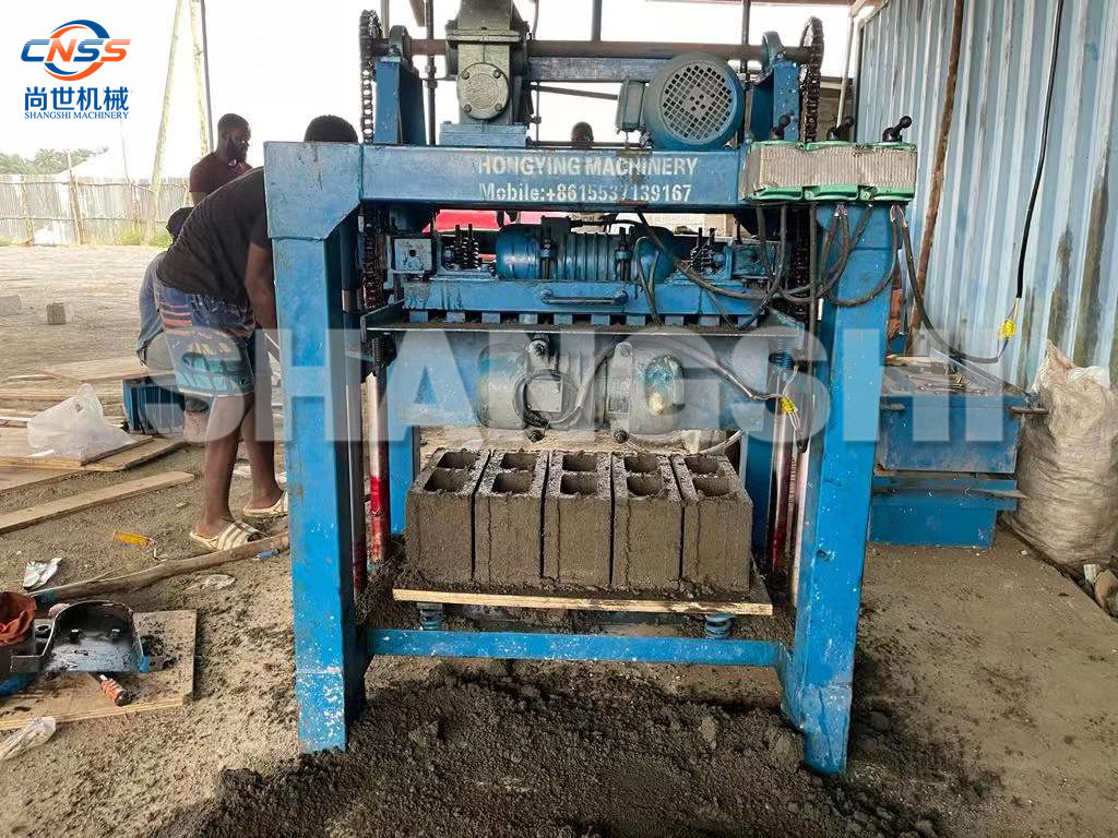 Concrete block making machine manual brick machine making automatic concrete block brick making machinery