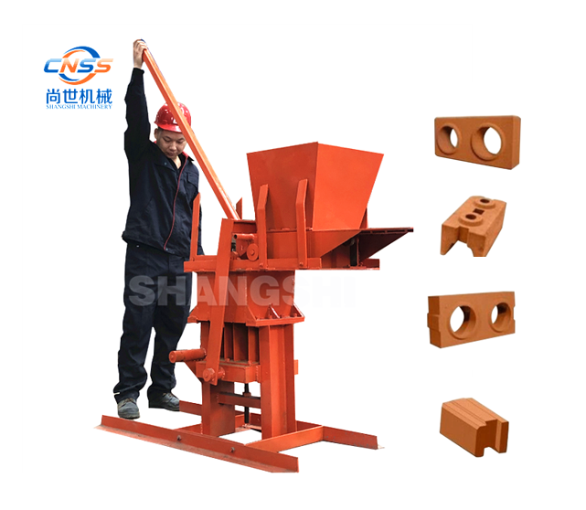 Manual clay bricks making machine solid clay brick pressing machine