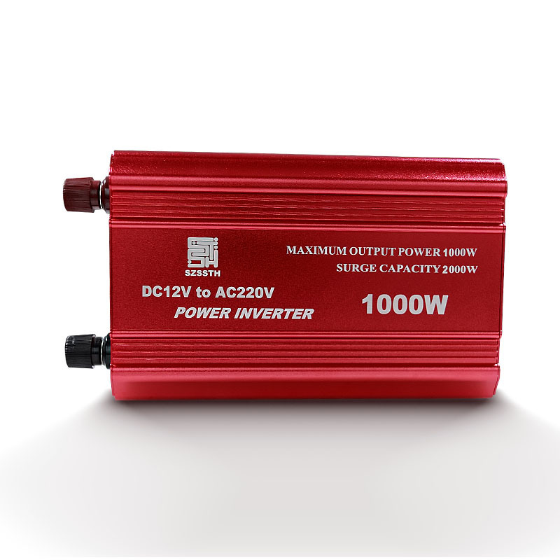 Vehicle 1000W Car Power Inverter Converter DC 12V to AC 220V Universal Sockets Adapter Portable Voltage Transformer Car