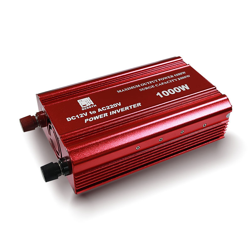 Vehicle 1000W Car Power Inverter Converter DC 12V to AC 220V Universal Sockets Adapter Portable Voltage Transformer Car