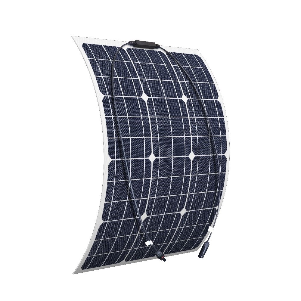 China good quality flexible ETFE 100 watt curved solar panels