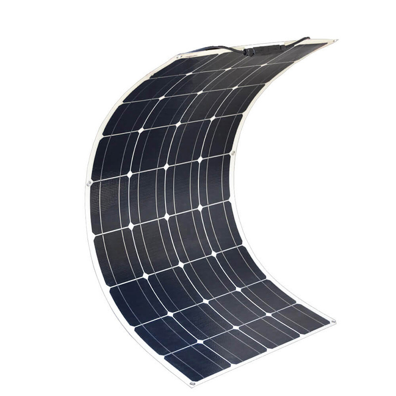 China good quality flexible ETFE 100 watt curved solar panels