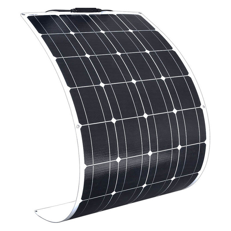 China good quality flexible ETFE 100 watt curved solar panels