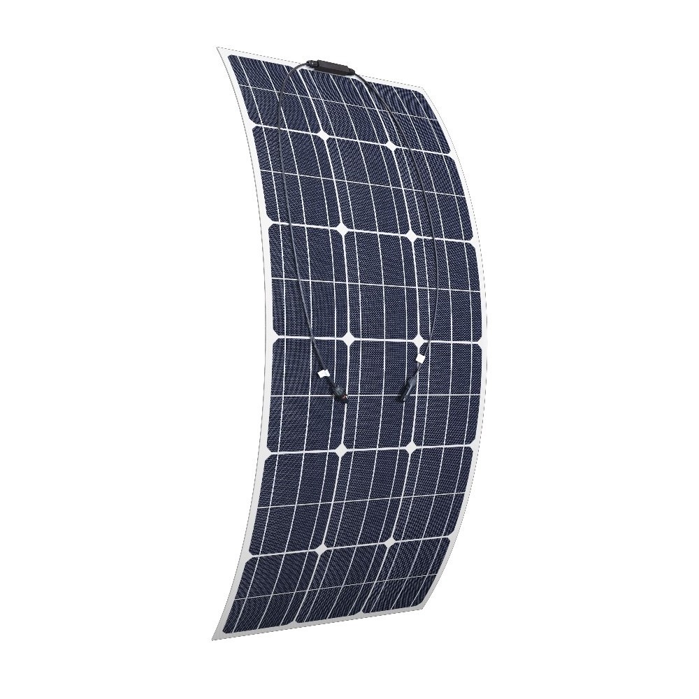 China good quality flexible ETFE 100 watt curved solar panels