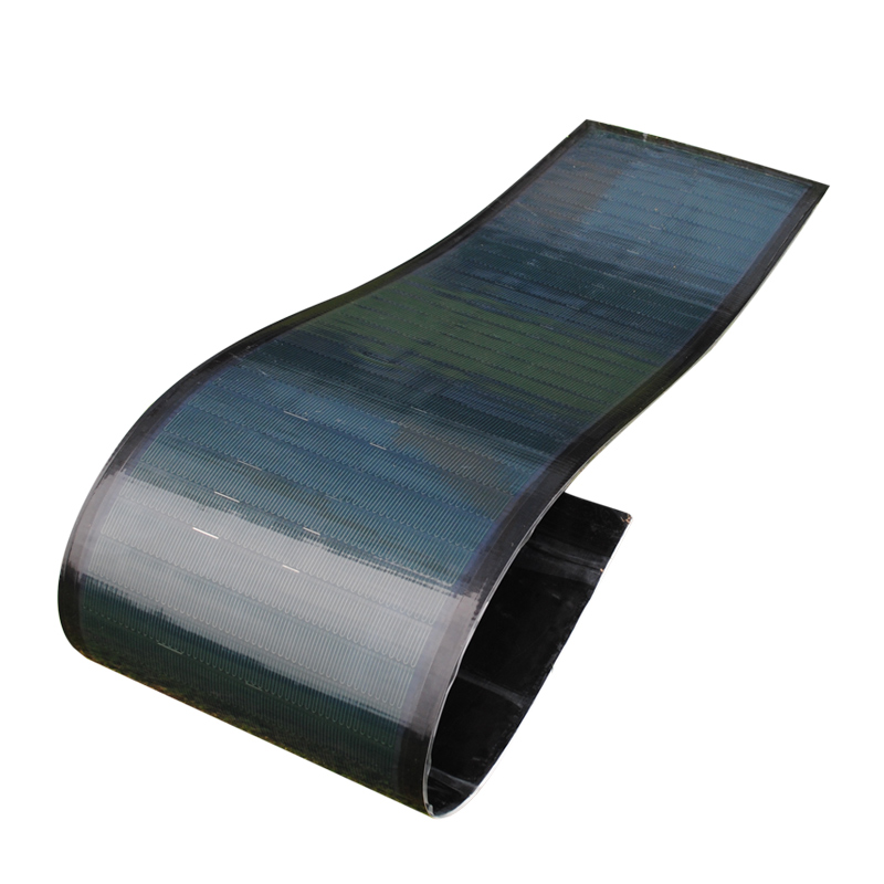 Factory best price 2.5mm thickness 150W 175W portable flexible thin film curved CIGS solar panel