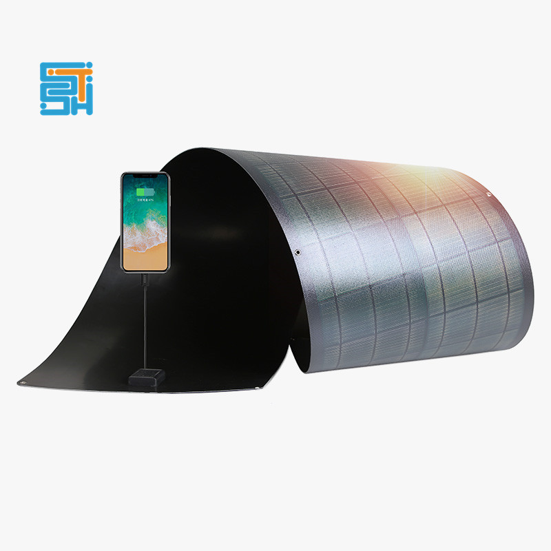 Factory best price 2.5mm thickness 150W 175W portable flexible thin film curved CIGS solar panel