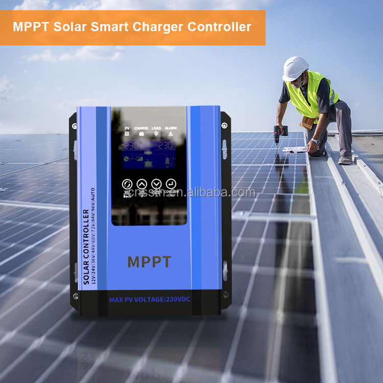 Mppt Solar Charger Controller 12v24v36v48v 96V Max Pv Input 230v Lithium Battery  epsolar