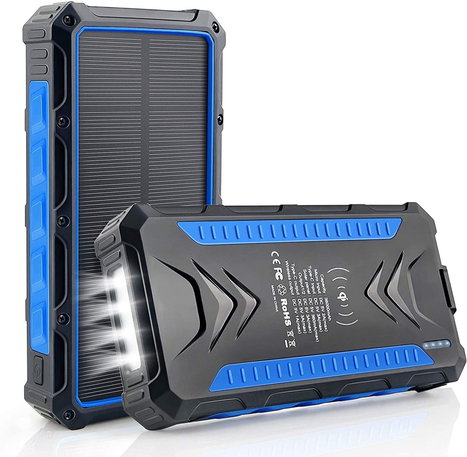 Chinese Solar Charger Power Bank 80000mah Portable Battery  100000mah Power Bank Wireless Solar Laptop Solar Power Bank