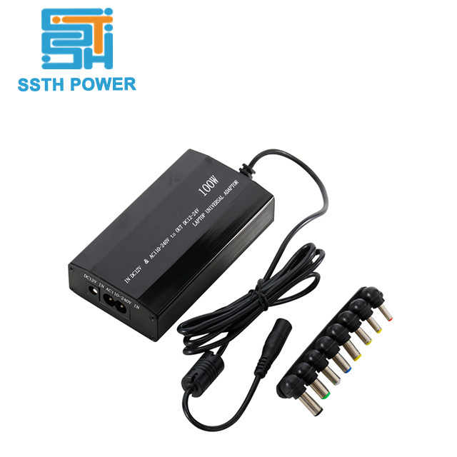 Wholesale DC 12V 10A 100w universal external laptop charger adapter parts