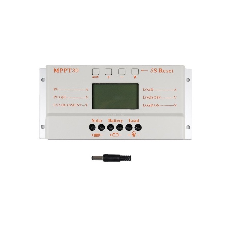 Digital Solar Panel 30A 30 amp 12V/24V Auto Solar Charge Controller MPPT Charge Controller