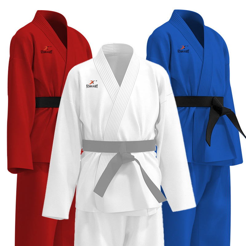 Design your Own Custom WKF Martial Arts Uniform Cheap Wholesale Blue Karate Uniform Best Karate Kimono Karate Gi