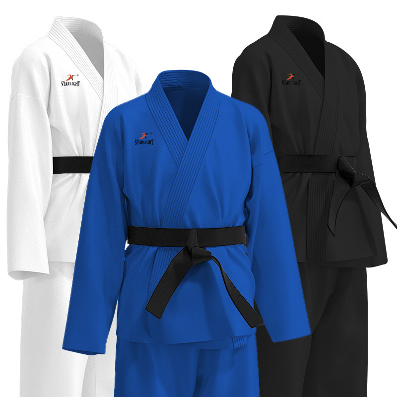 Design your Own Custom WKF Martial Arts Uniform Cheap Wholesale Blue Karate Uniform Best Karate Kimono Karate Gi