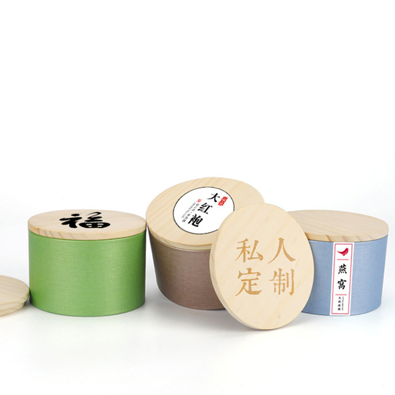 Food Grade Tea Paper Tube Private Label Logo Printing Luxury  Storage Eco friendly Biodegradable Packaging Paper Round Tube