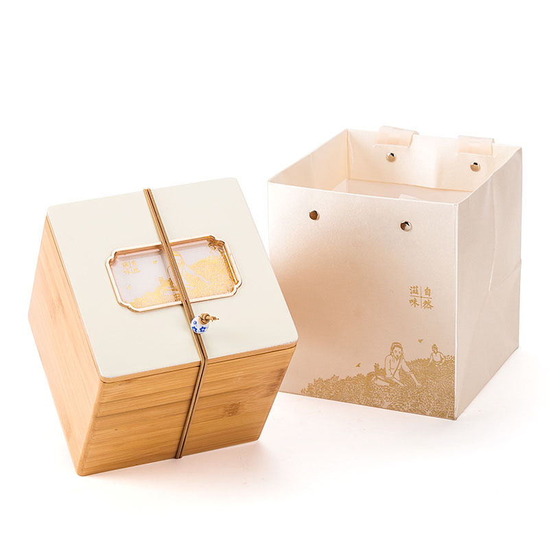 Star Packaging Hand Made Flat Folding Cardboard Packaging Paper Bag Wooden Gift Box