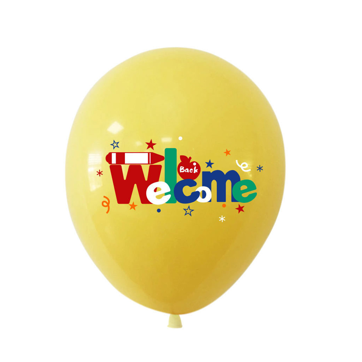 12 Inch Welcome Back To School Party Decorations Balloons School Bus Latex Balloons Custom Logo Advertising Balloon