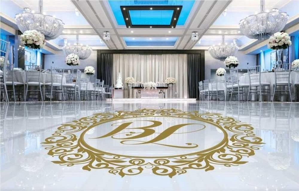 Custom Wedding Floor Vinyl Floor Sticker Party Decor Custom Name Amp Wedding Dance Floor Decal