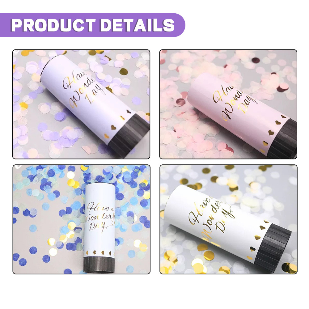 Wholesale Wedding Birthday Graduation Baby Shower Kids Fun Party Supplies Decorations Confetti Poppers