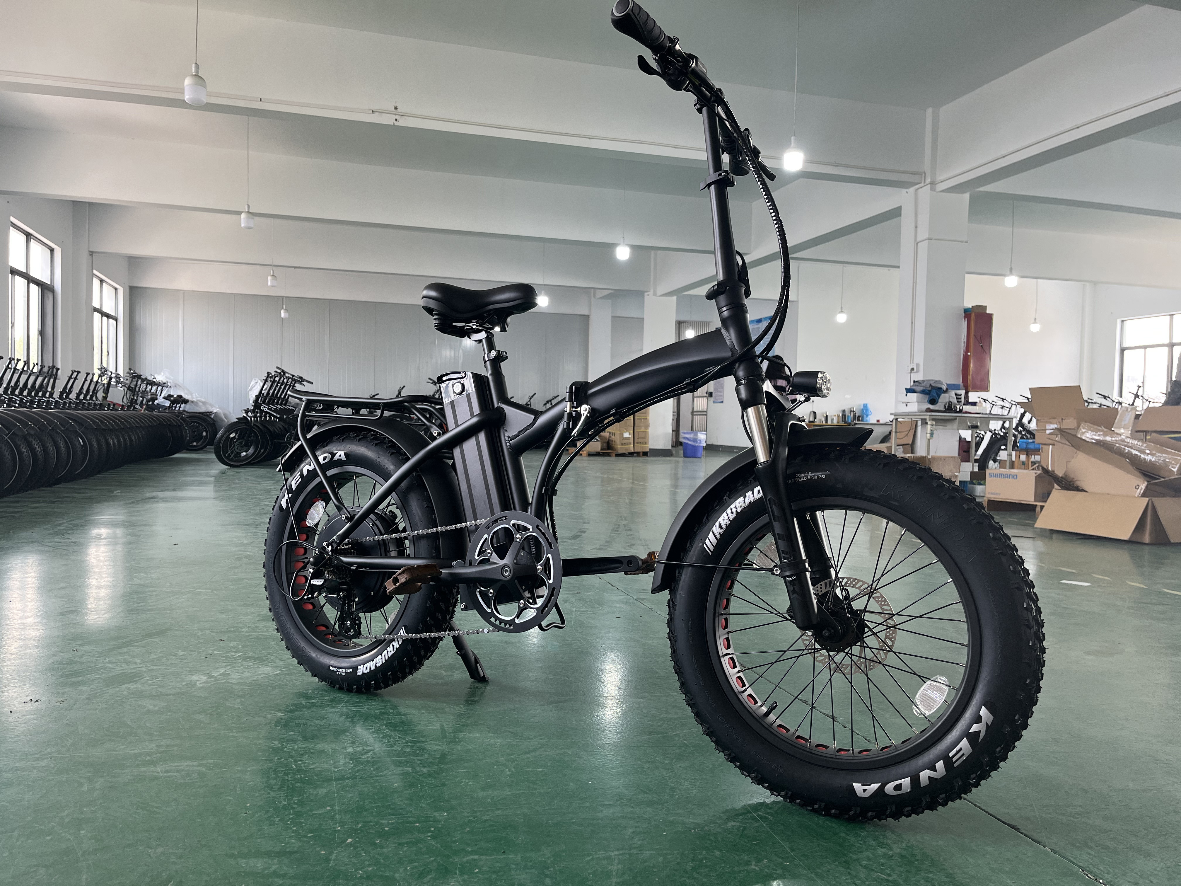 Folding 1000w fat tire powerful electric dirt bike with 15Ah lithium battery