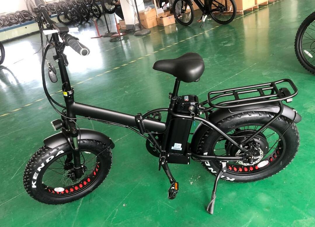 Factory Ebike  20 Fat Tire Electric Bike Folding 1000 w ebike 48Volt