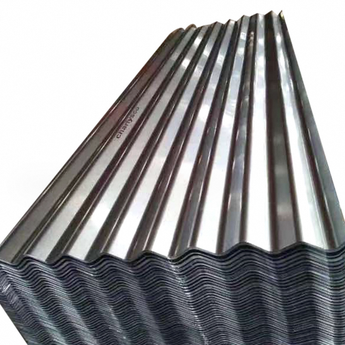 Zero spangle Corrugated Z30 Z40 GI GL Zinc Coated Galvanized Steel Sheet Corrugated Metal Roof Sheet